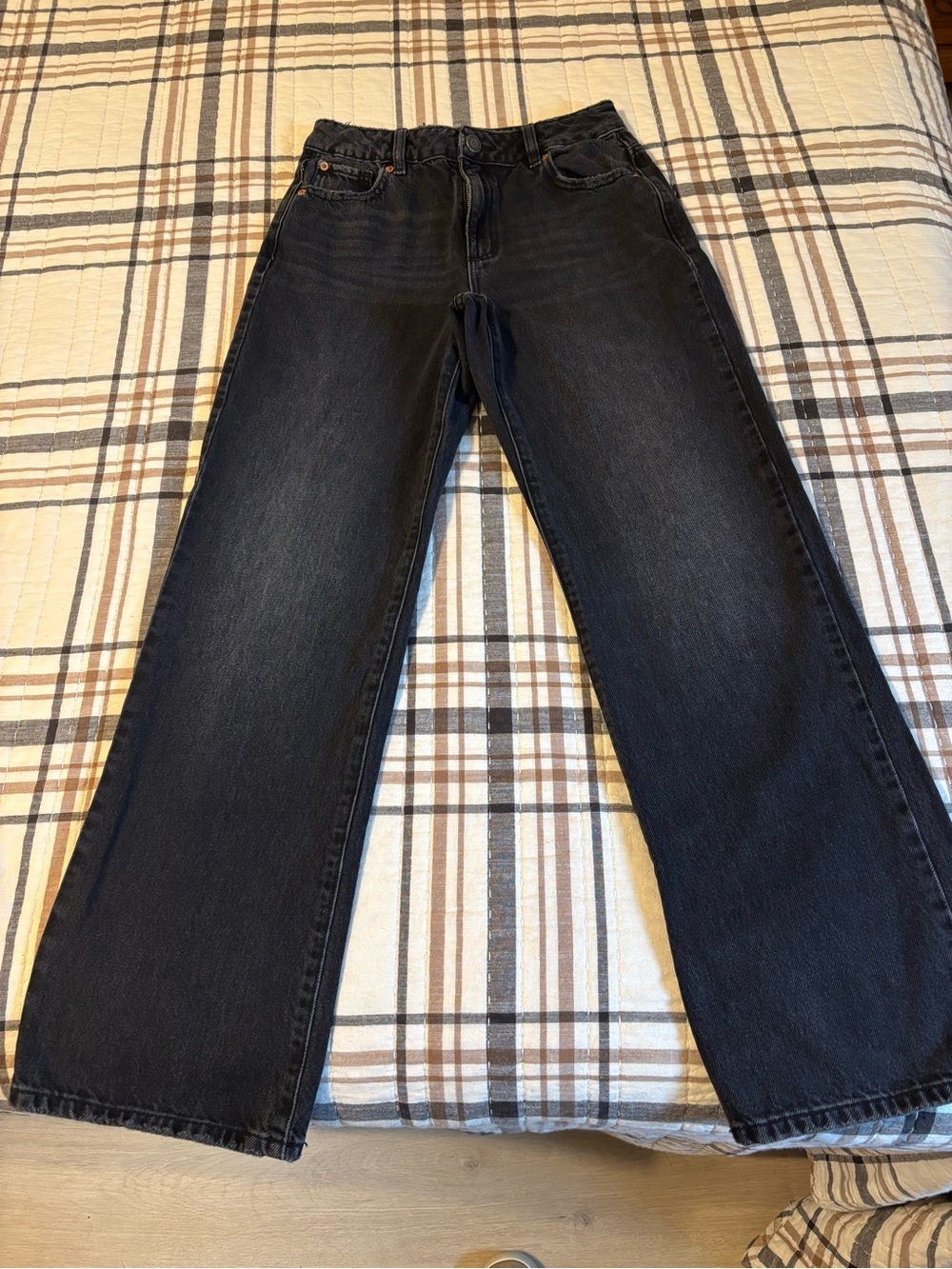 Garage 90’s Straight Jeans—Washed Black sz 5/27